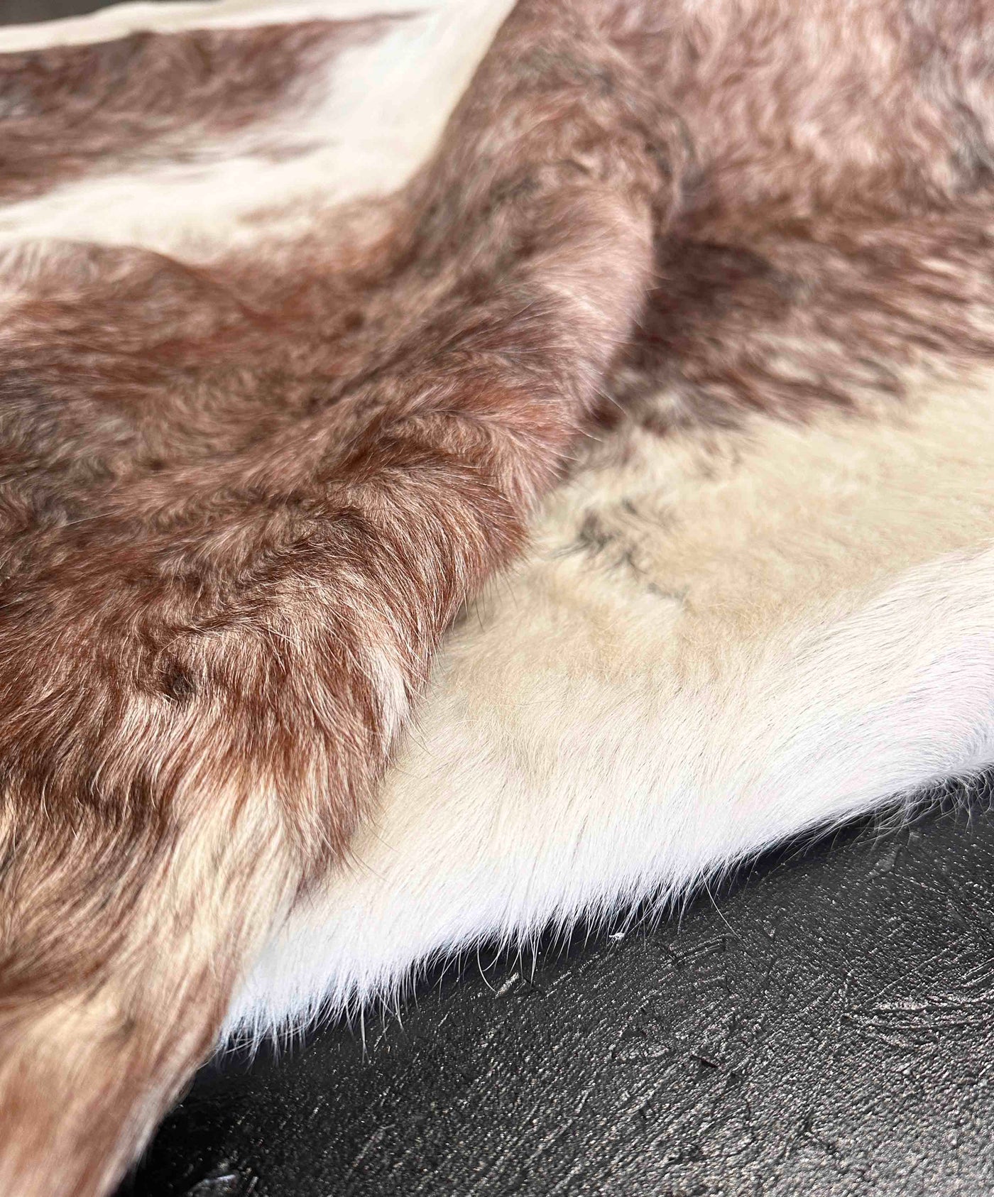 Tri-Color Cowhide Rug