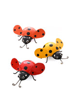 Load image into Gallery viewer, Recycled Metal Ladybug Sculpture
