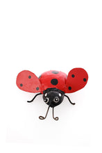 Load image into Gallery viewer, Recycled Metal Ladybug Sculpture
