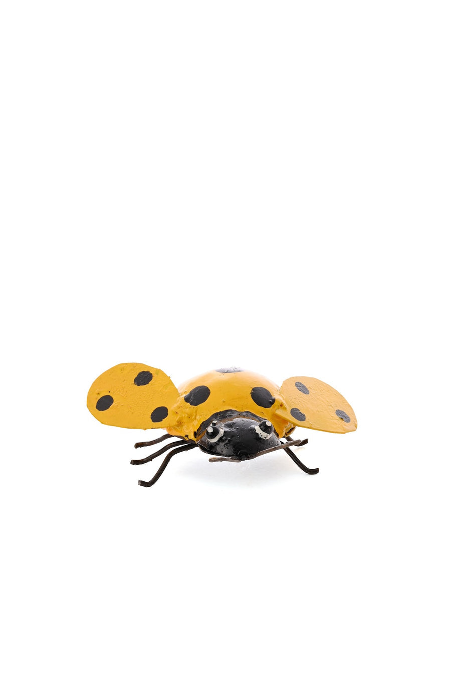 Recycled Metal Ladybug Sculpture