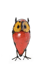 Load image into Gallery viewer, Small Recycled Colorful Metal Owl
