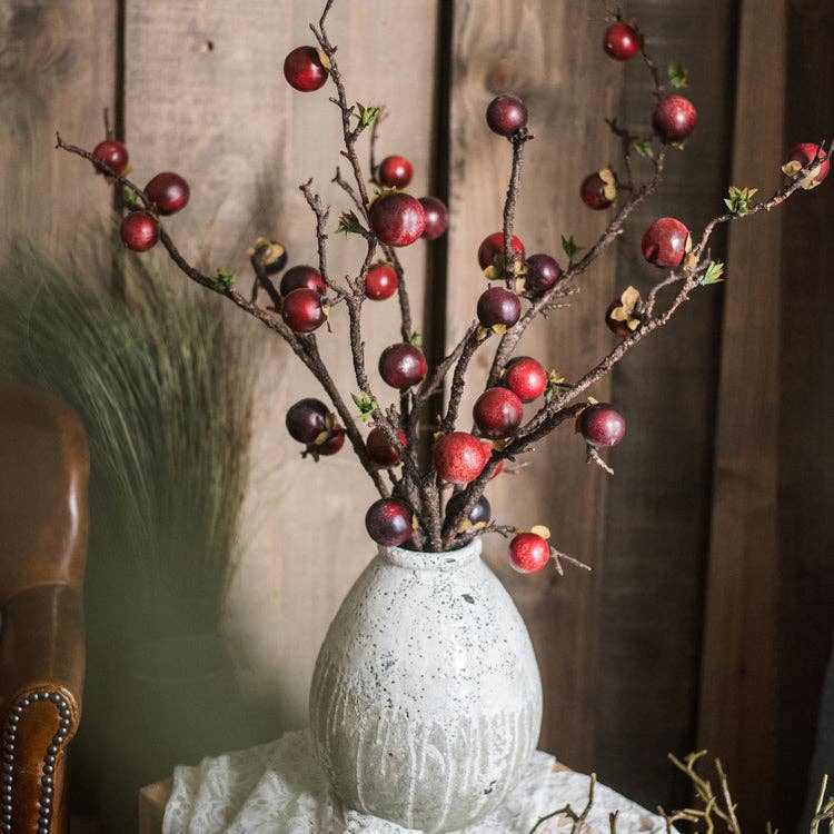 Artificial Passion Fruit Stem 37"