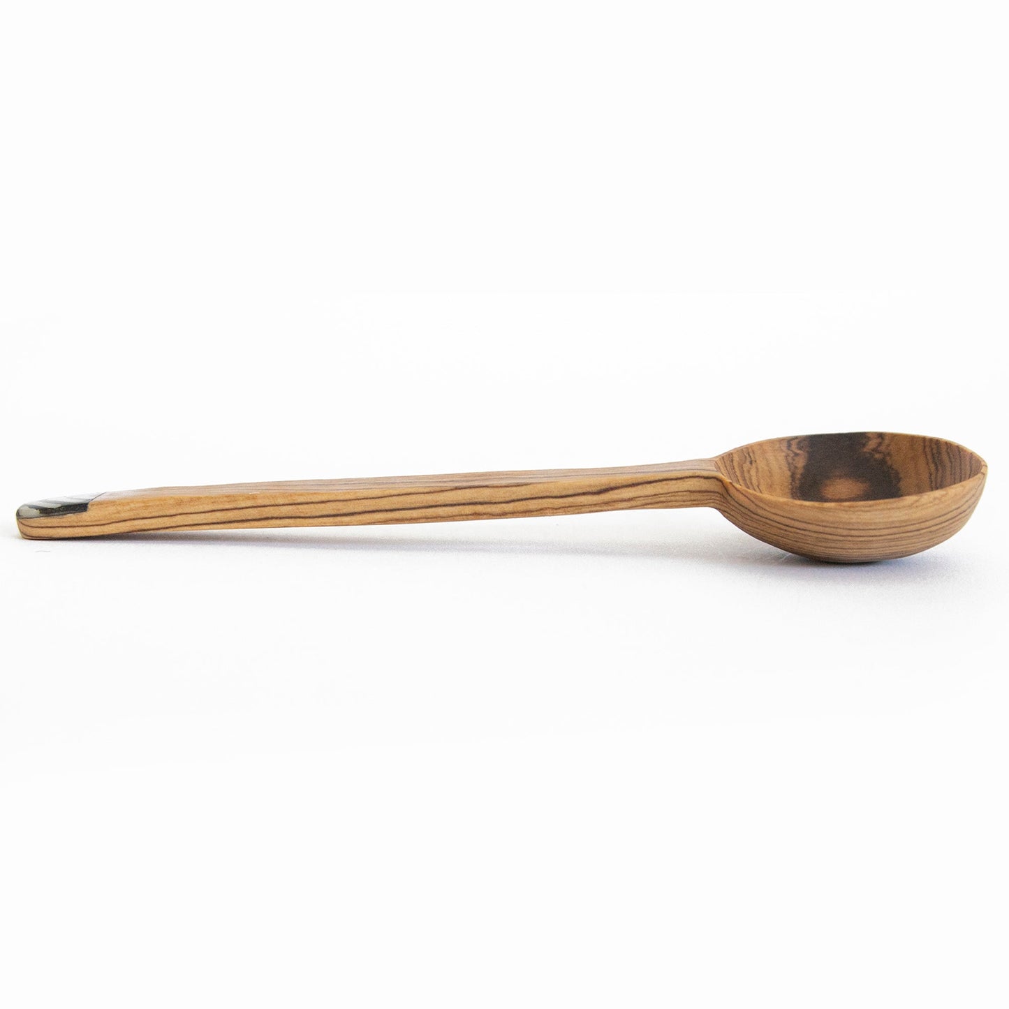 Olive Wood Coffee Scoop with Inlay Batik Bone Accent