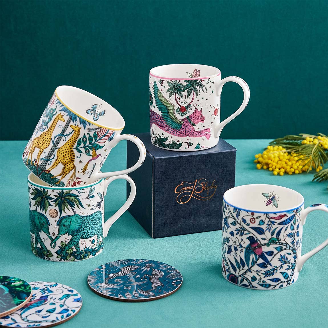 Fine Bone China Rousseau Coffee Mug