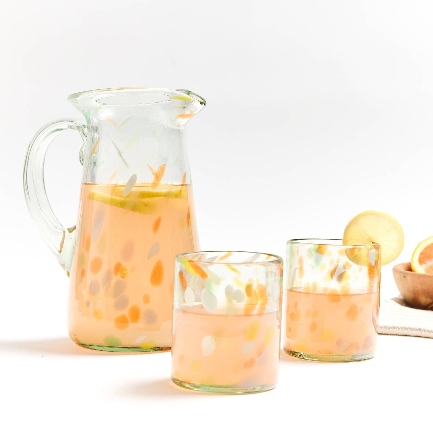 Set of Two - Confetti Drinking Glasses