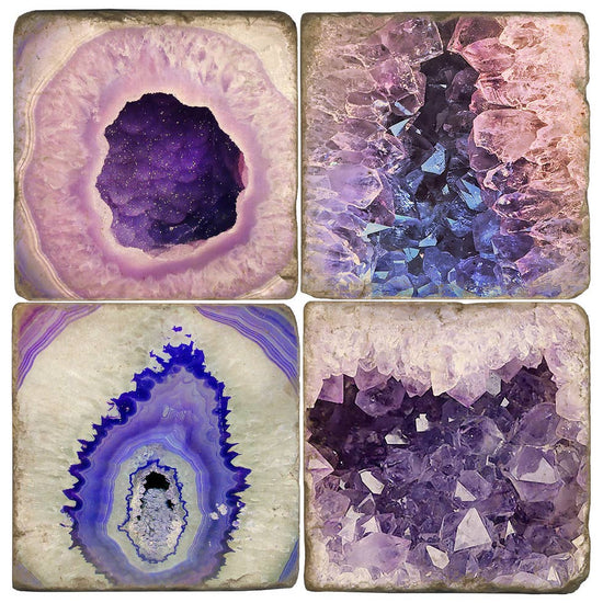 Geodes - Tumbled Marble Coasters