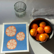 Load image into Gallery viewer, Oranges Swedish Dishcloth
