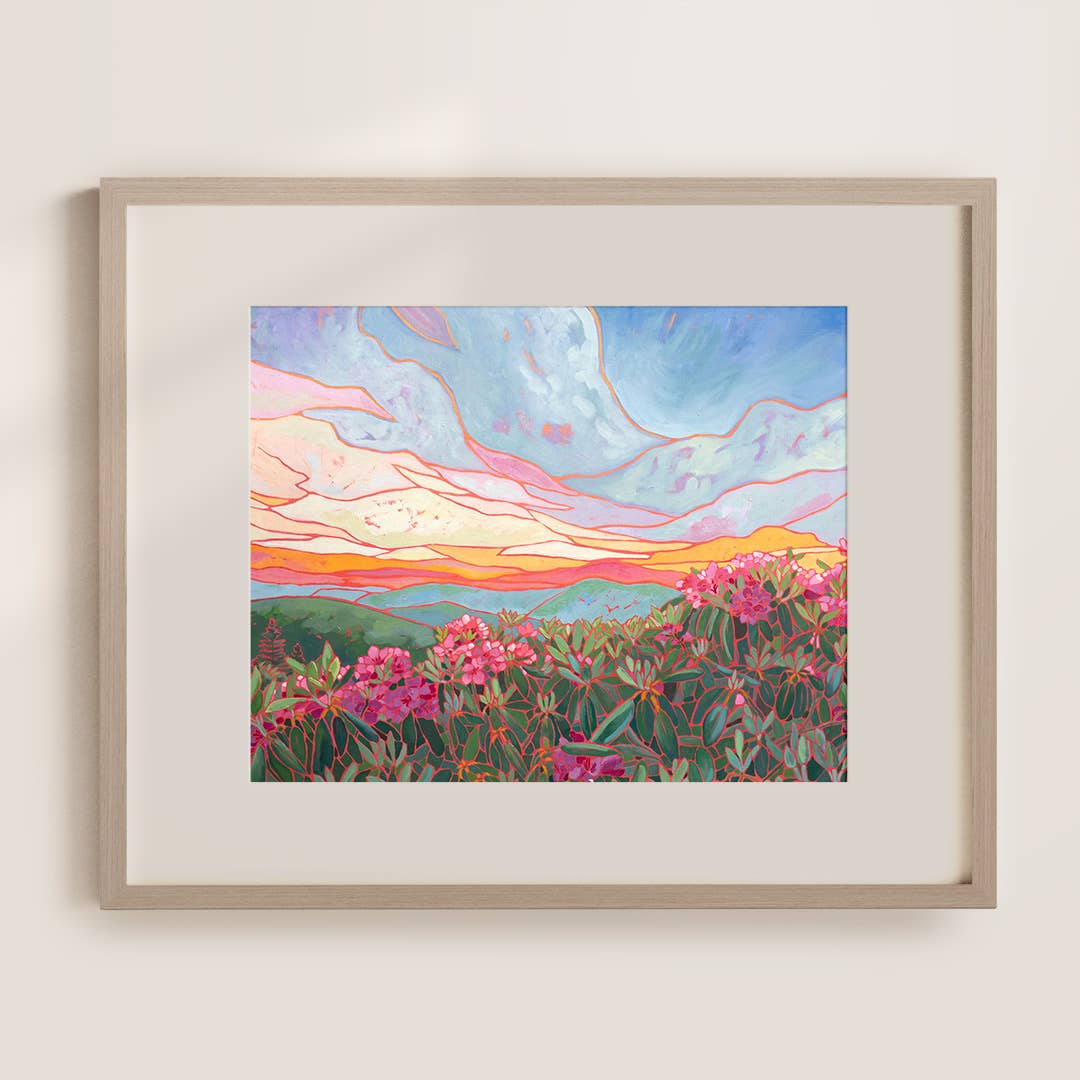 Rhododendron Sunset Print