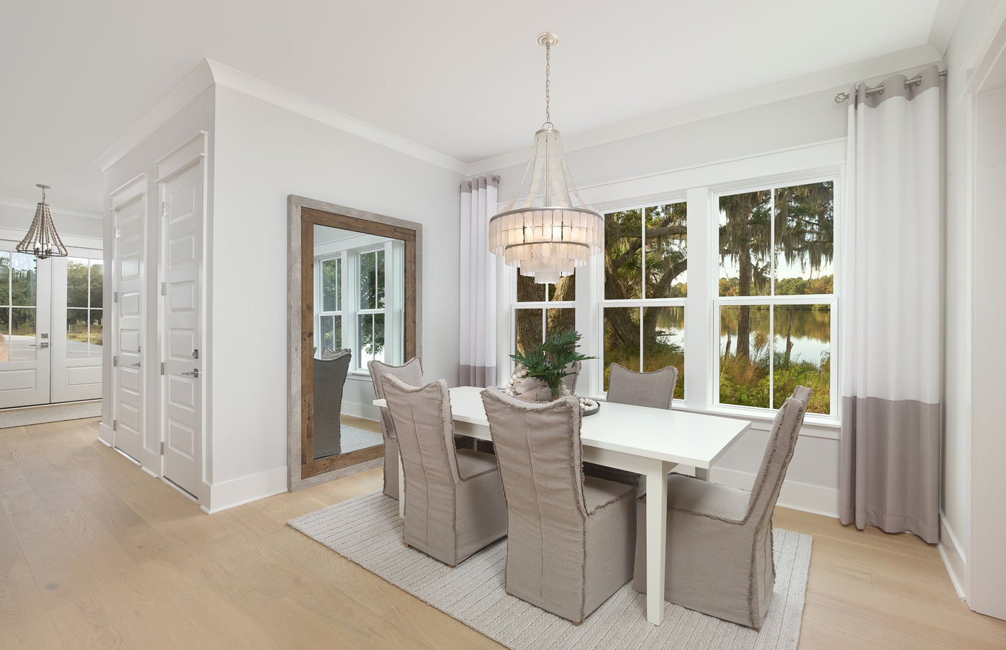 Charlotte Solid Wood Floor Mirror