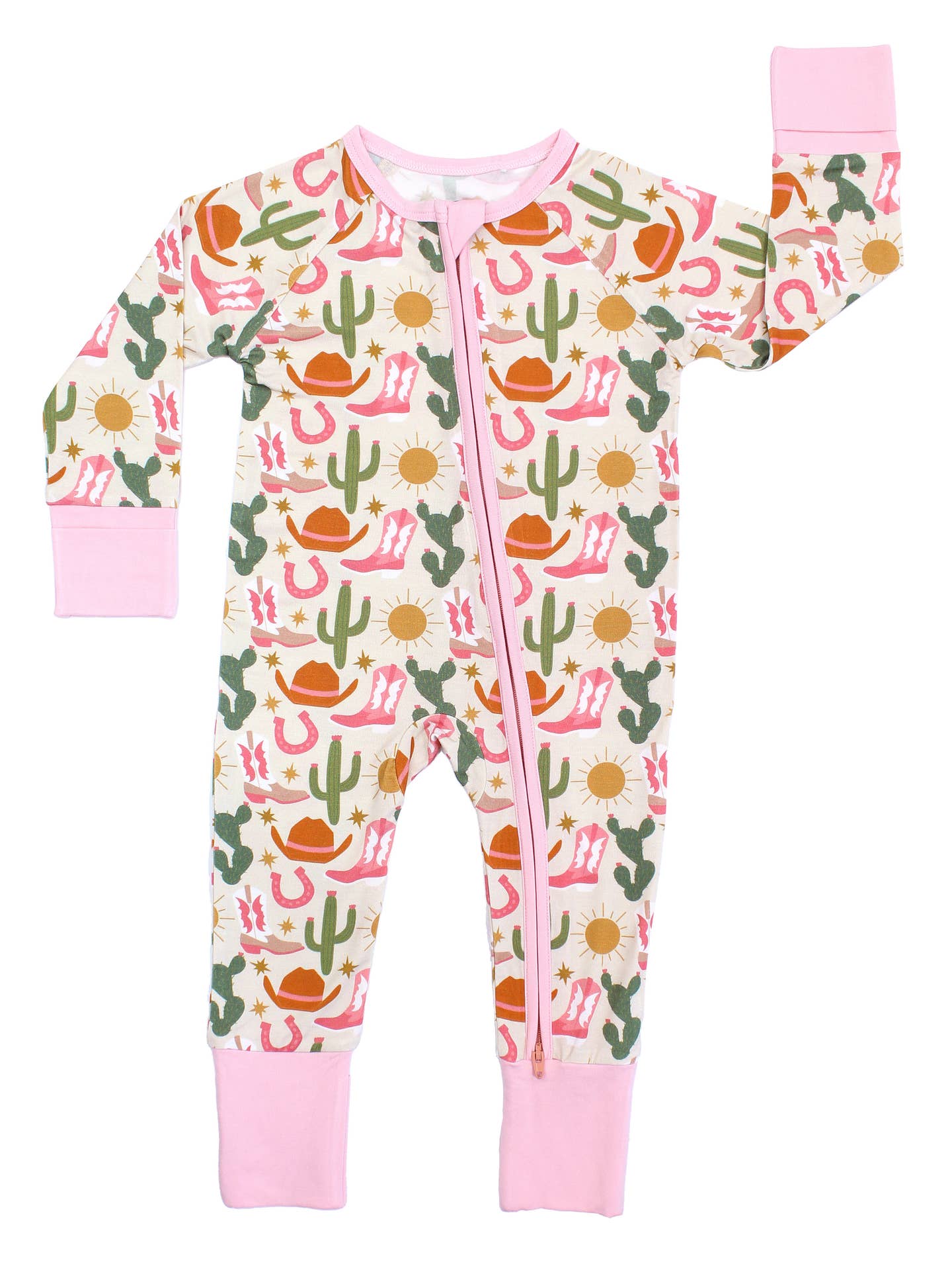 Hey Y'all Bamboo Convertible Baby Pajamas