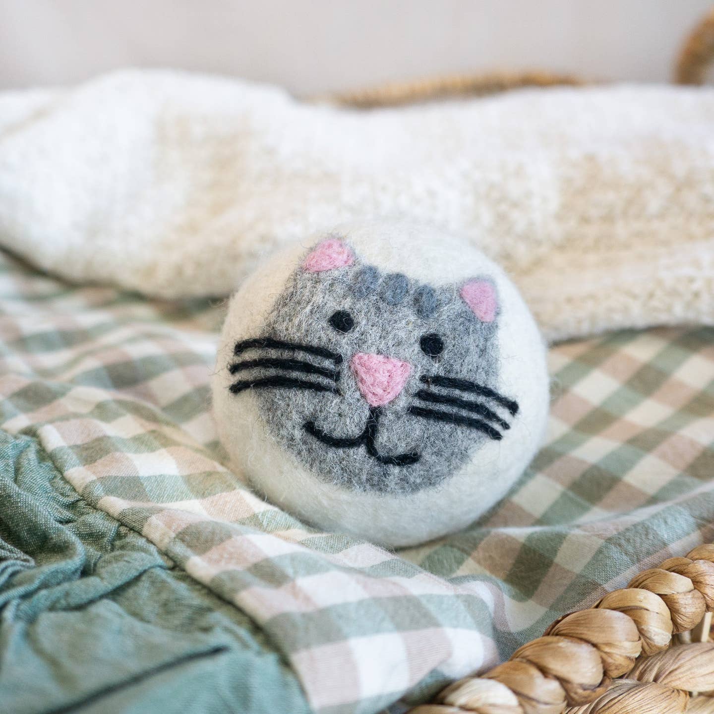 Grey Tabby Cats Dryer Balls