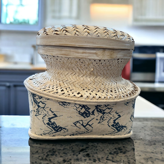 Candi Basket with Fabric Lining and Lid