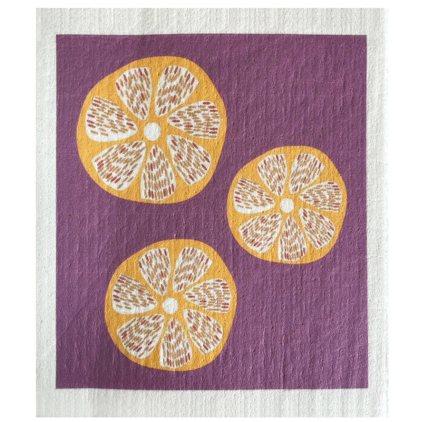 Lemon Slices Swedish Dishcloth