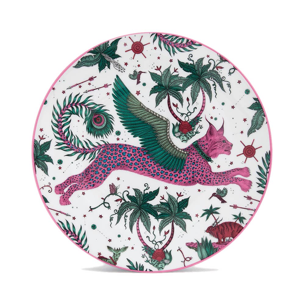 Fine Bone China Lynx Side Plate