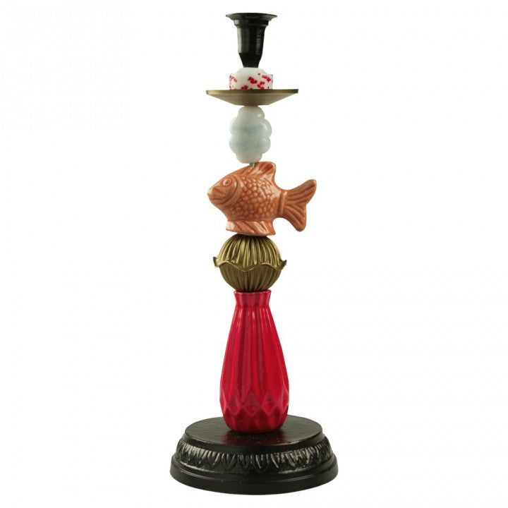 Ceramic Candlestick - Coral Reef