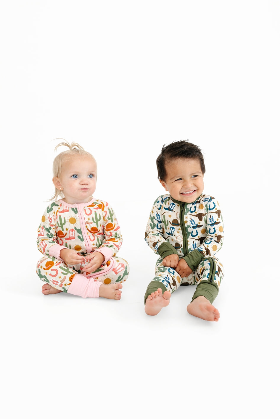 Hey Y'all Bamboo Convertible Baby Pajamas