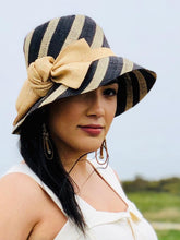 Load image into Gallery viewer, 3&quot; Brim Cara Straw Hat with Big Bow
