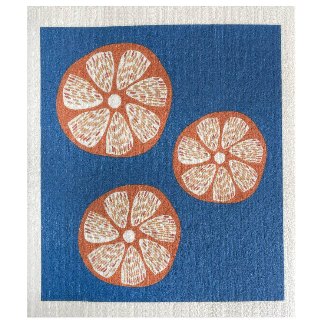 Oranges Swedish Dishcloth
