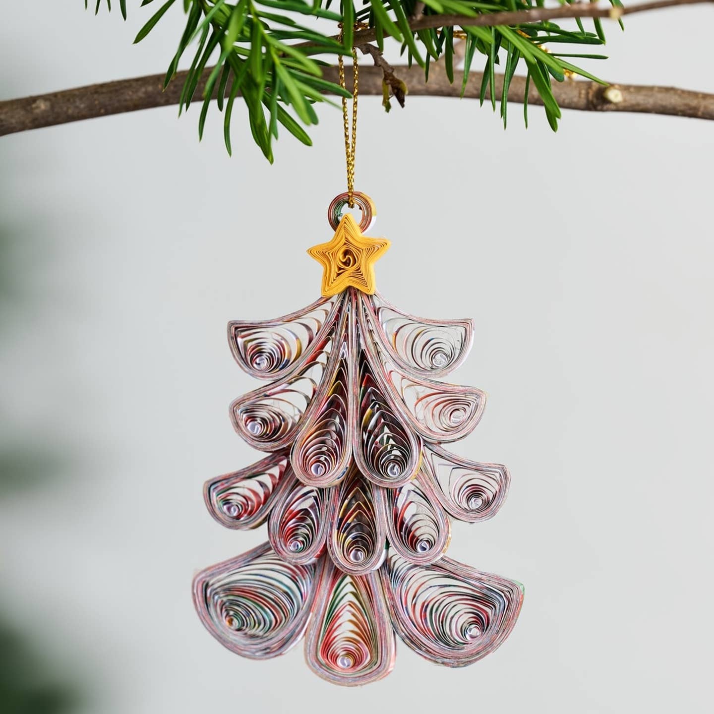 Quilled Fancy Tree Ornament