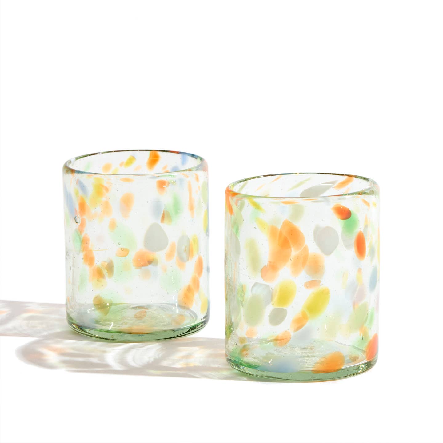 Set of Two - Confetti Drinking Glasses