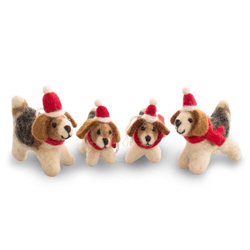 Santa’s Helpers Dog Eco Ornament