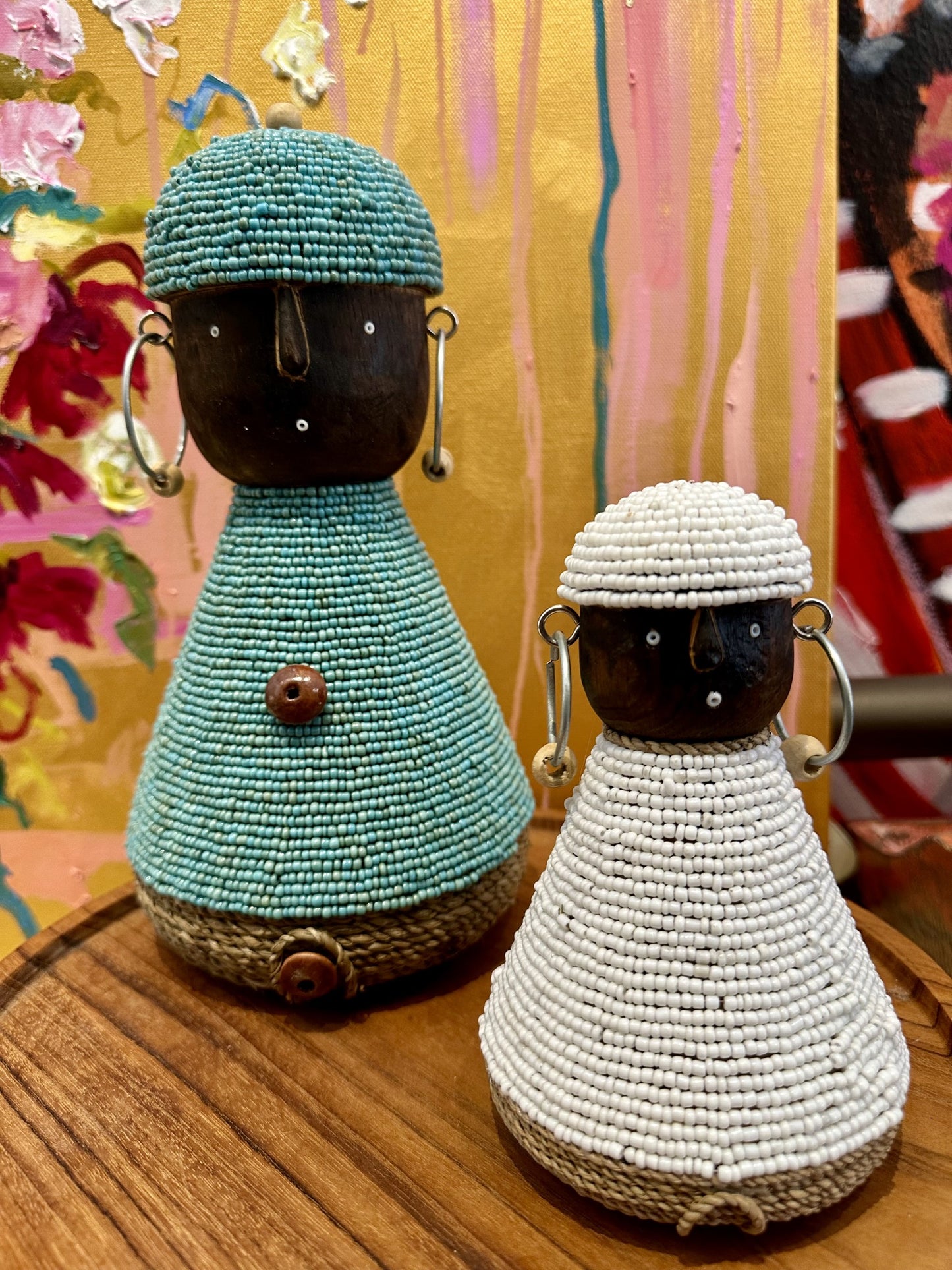 Decorative Beaded Dolls