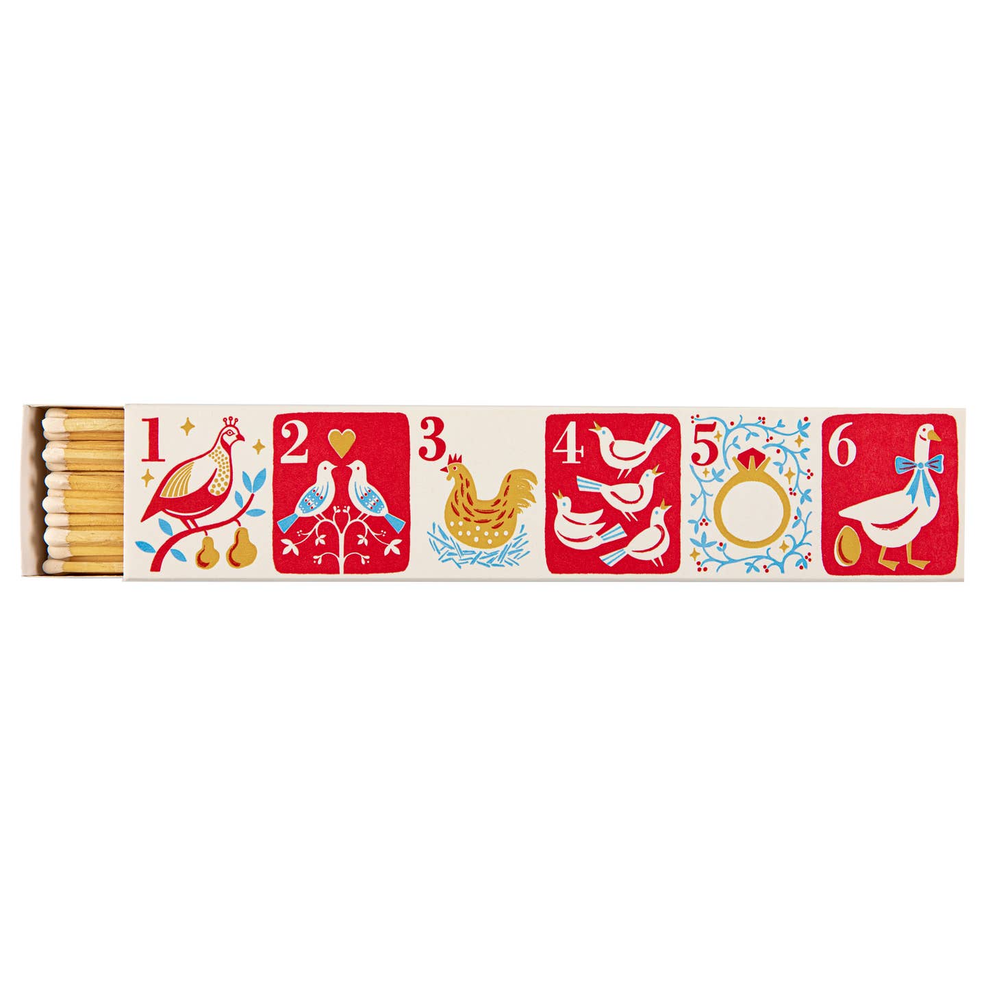 Luxury Gift Match Boxes - Holiday Long Boxes
