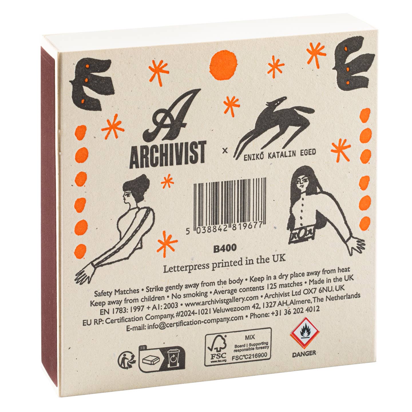 Luxury Gift Match Boxes - Square