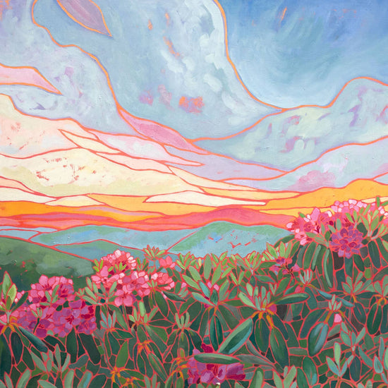 Rhododendron Sunset Print