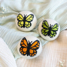 Load image into Gallery viewer, Rainbow Monarch Butterfly Eco Dryer Balls
