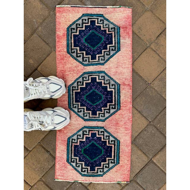 Small Vintage Turkish Rug (15)