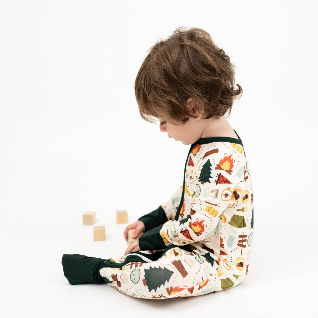 Camp Emerson Bamboo Convertible Baby Pajamas