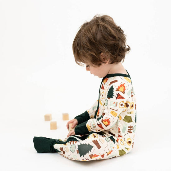 Camp Emerson Bamboo Convertible Baby Pajamas