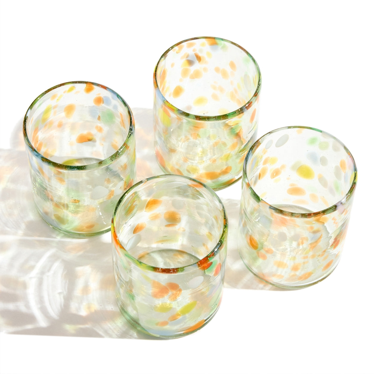 Set of Two - Confetti Drinking Glasses