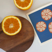 Load image into Gallery viewer, Oranges Swedish Dishcloth
