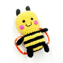 Load image into Gallery viewer, Friendly Bumble Bee Rattle
