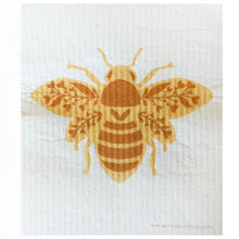 Load image into Gallery viewer, Queen Bee Swedish Dishcloth
