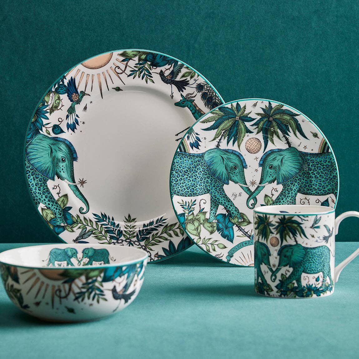 Fine Bone China Zambezi Dinner Plate