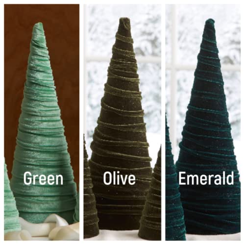 Handmade Velvet Holiday Trees
