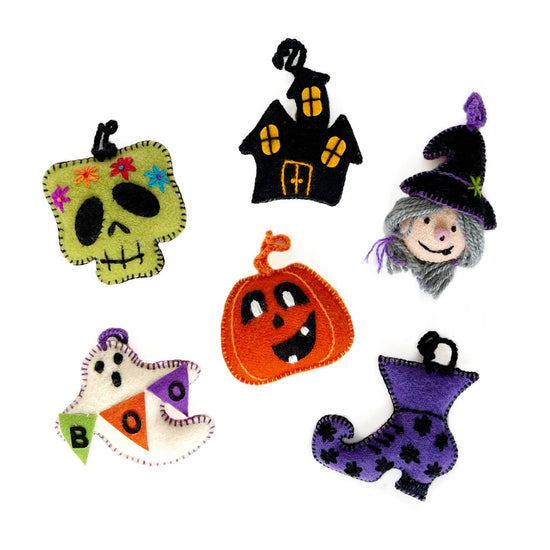 Assorted Colorful Halloween Ornaments