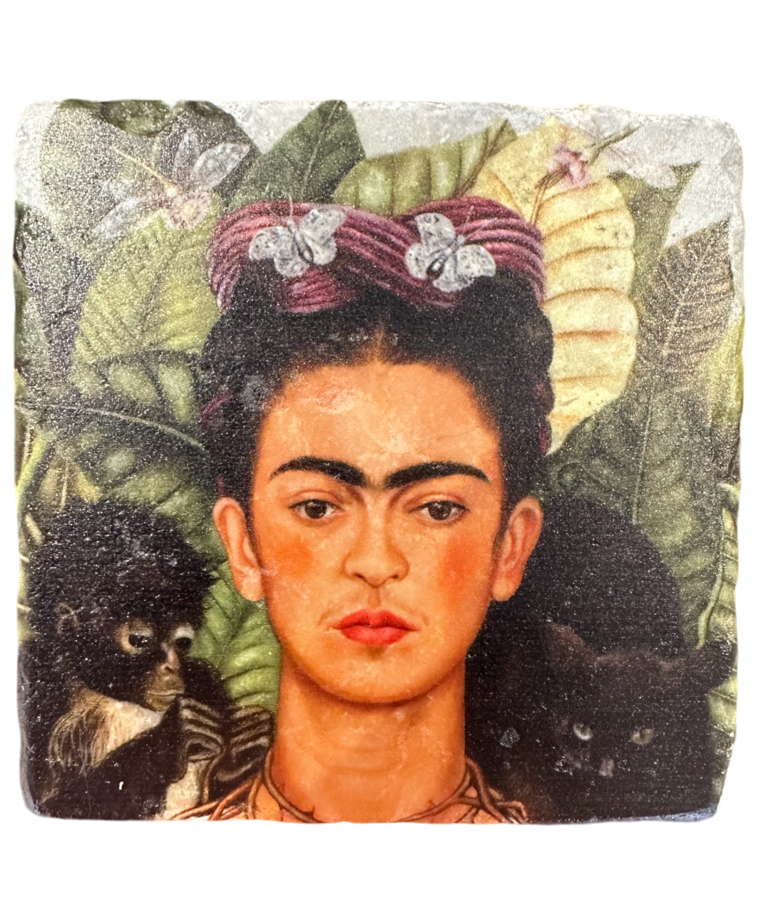 Frida Kahlo - Tumbled Marble Coaster