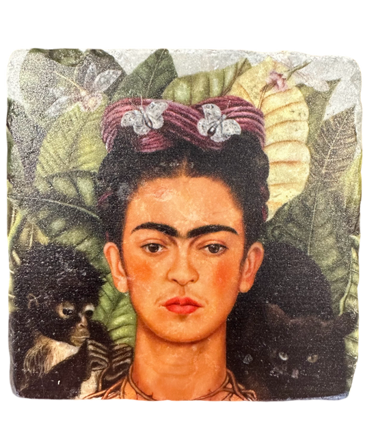 Frida Kahlo - Tumbled Marble Coaster