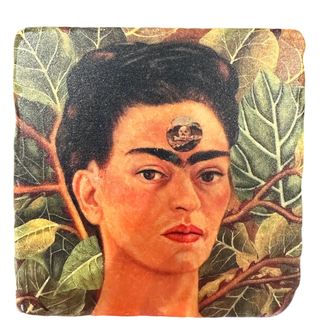 Frida Kahlo - Tumbled Marble Coaster