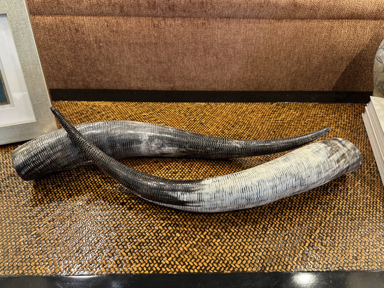 Chiseled Cow Horn