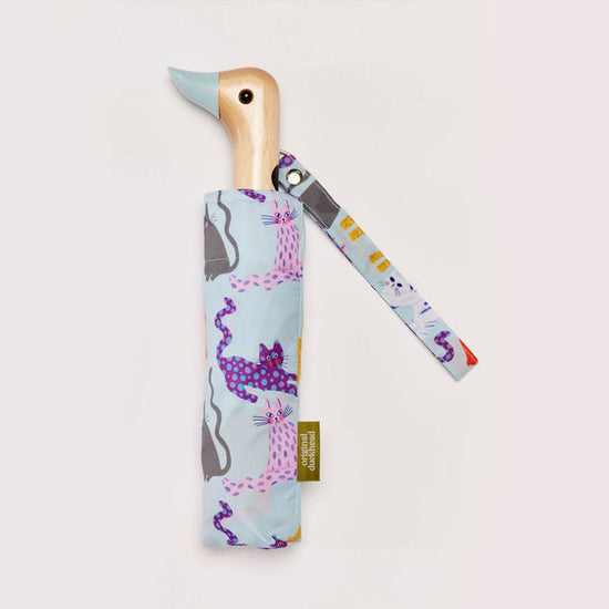 Arty Cats Compact Duck Umbrella