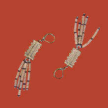 Load image into Gallery viewer, Organic Tassel &amp; Brass Earring
