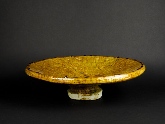 Ochre Moroccan Ceramic Couscous Platter
