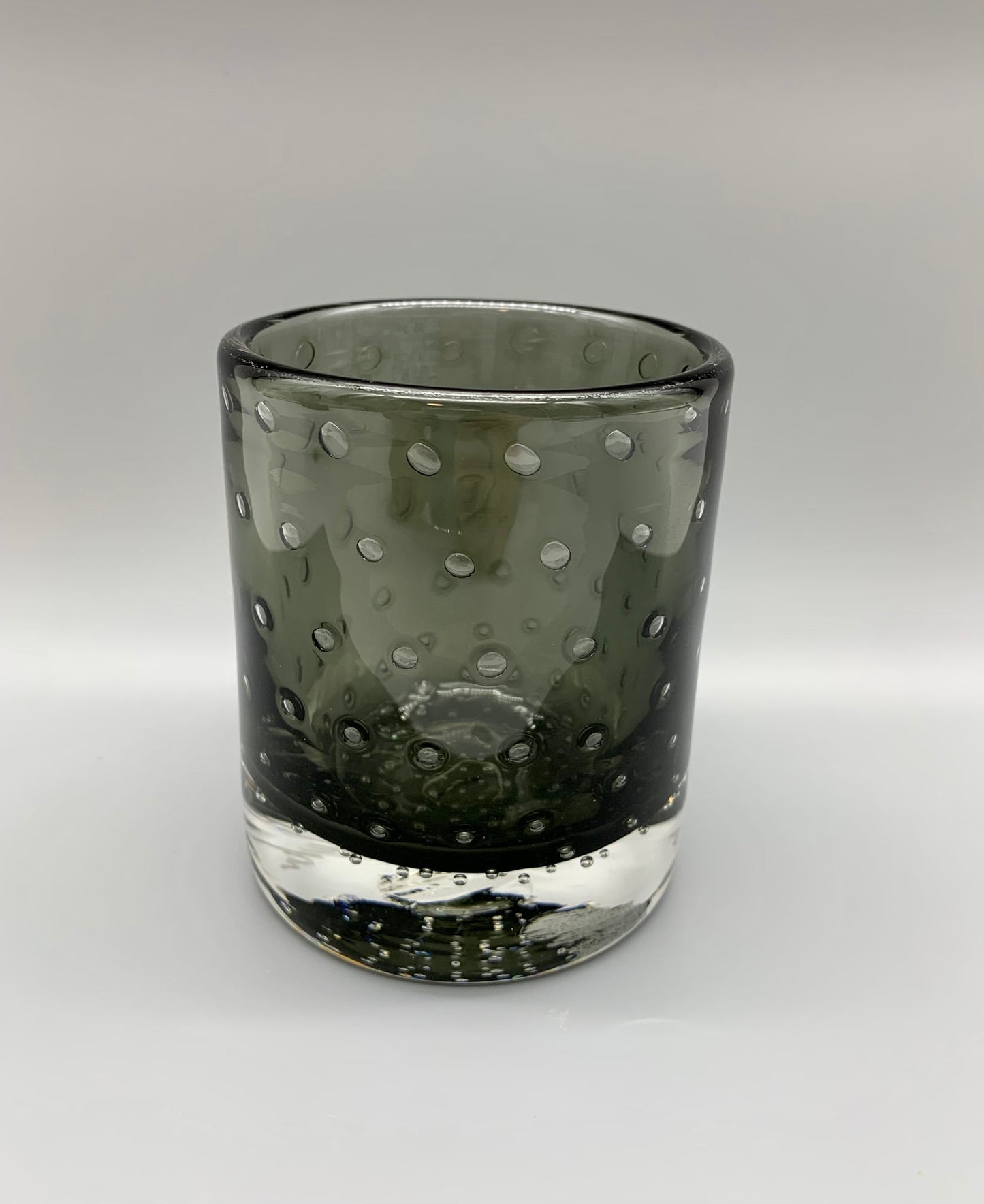 Gray Bubble Bourbon Glass