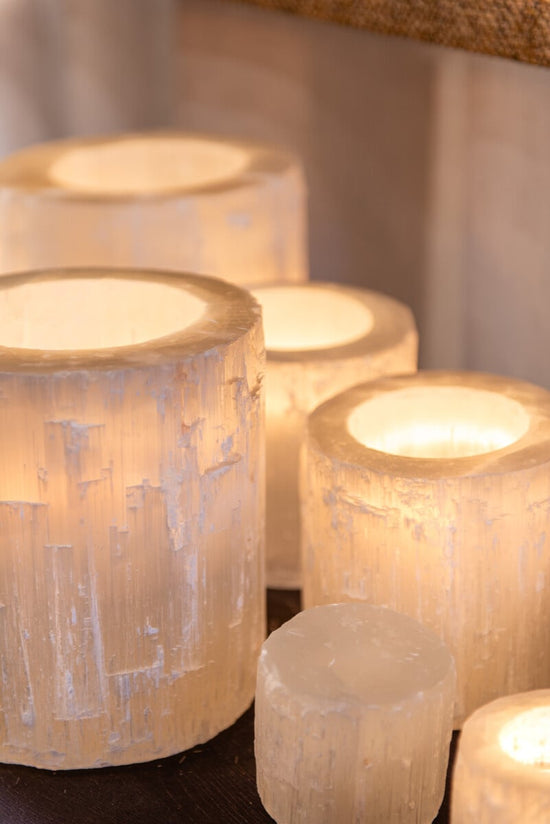 Selenite Hurricane Handcrafted in Morocco
