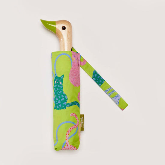 Arty Cats Compact Duck Umbrella